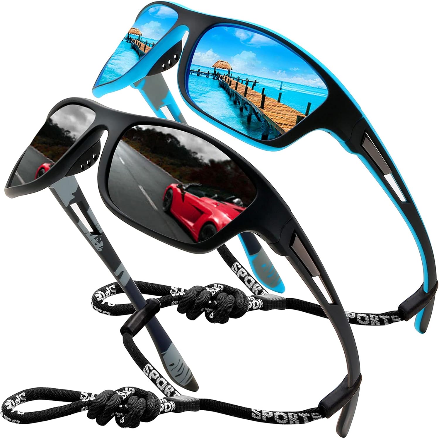 Perfectmiaoxuan Gafas de sol polarizadas deportivas UV400