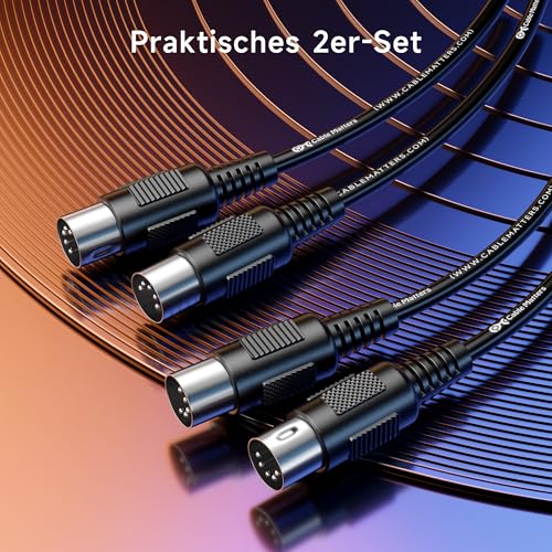 Thumbnail 6 de Cable Matters 2er-Pack MIDI-Kabel 5-poliges DIN, 1,8 m