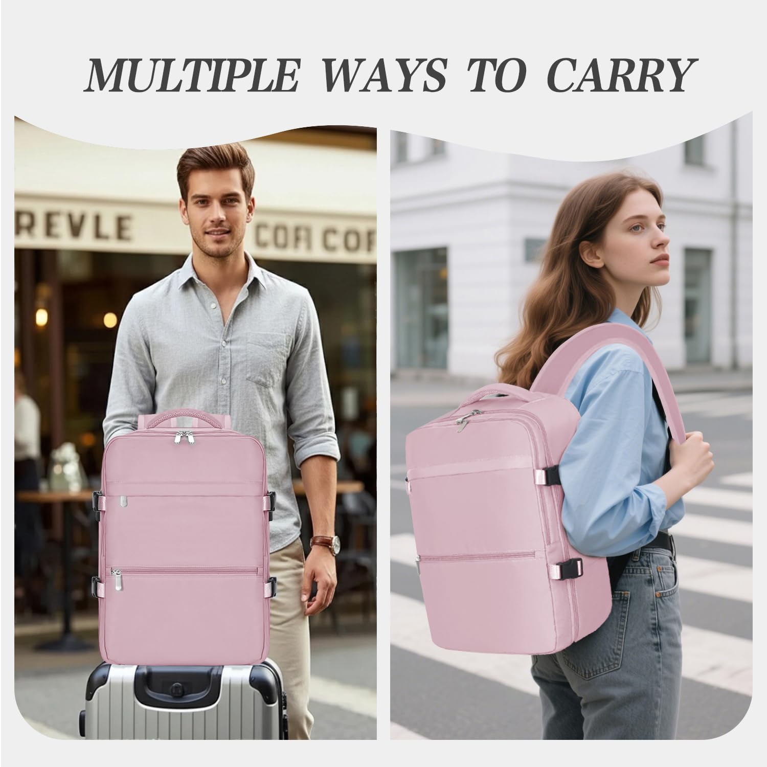 Thumbnail 6 de Ryanair 40x30x20 Underseat Cabin Bag — Waterproof Travel Backpack with USB Hole, Anti‑Theft Pocket & Trolley Sleeve