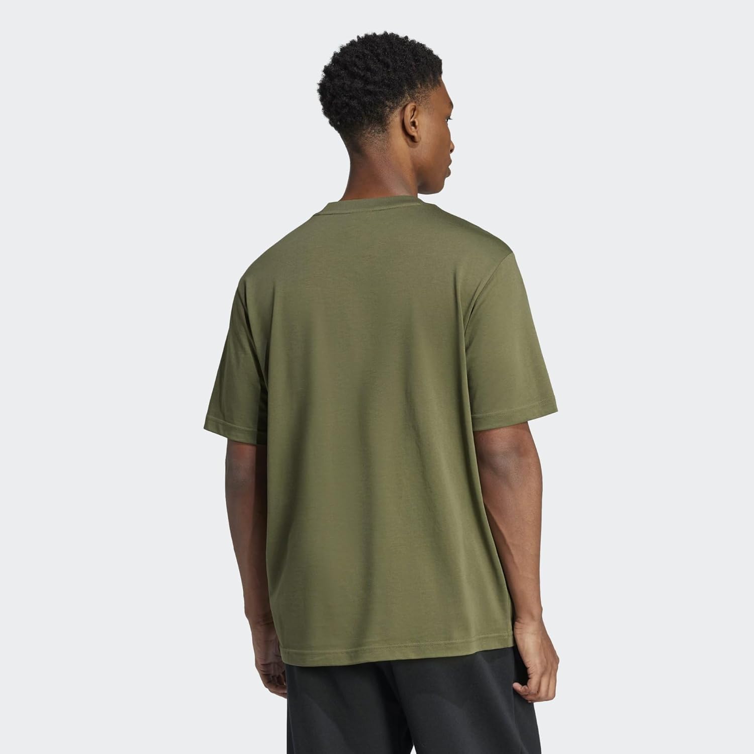 Thumbnail 3 de Adidas Herren Essentials Big Logo Single Jersey Tee – einfaches Basic Shirt aus 100% Baumwolle