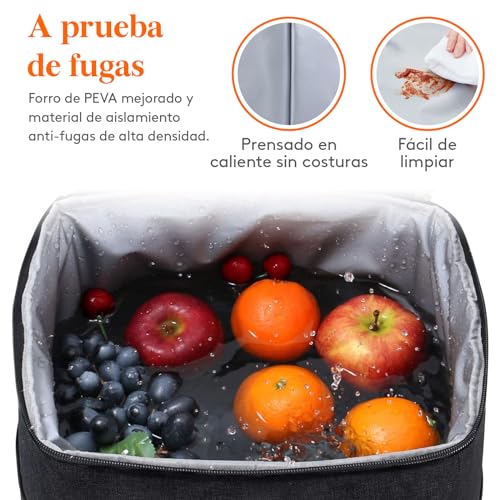 Detalle de Lifewit Mochila Nevera 24L (30 latas): térmica portátil impermeable para playa, picnic y trabajo