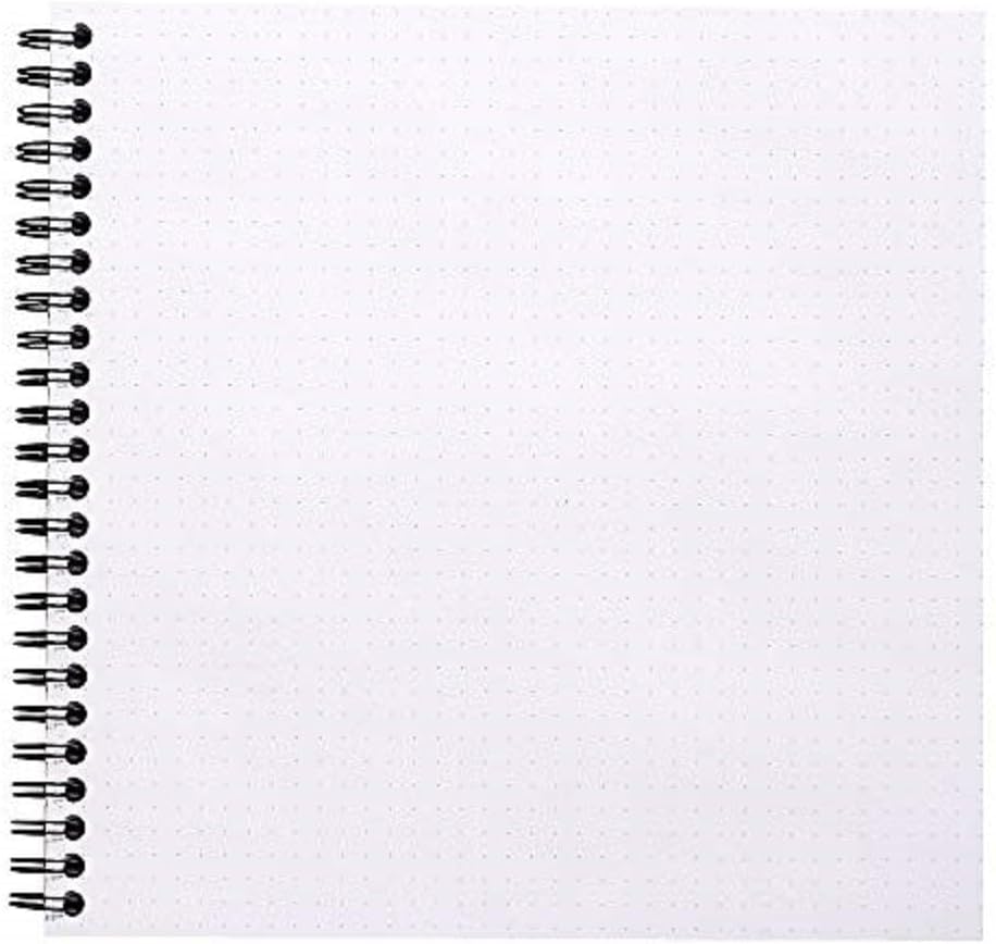 Detalle 2 de RHODIA 193639C Spiral Notebook (Full Binding) - Black, 21x21 cm, Dotted - 160 Pages