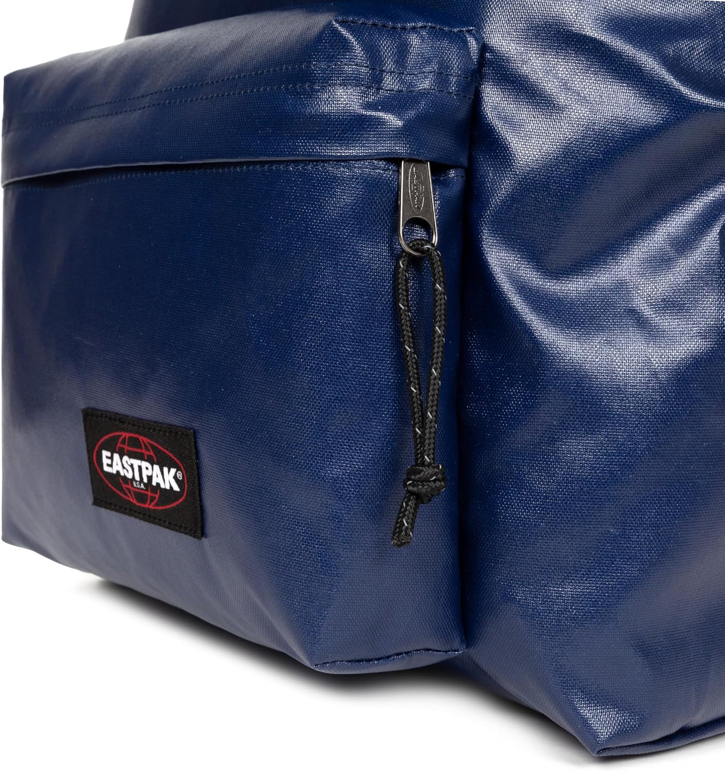 Detalle de Eastpak PADDED PAK'R Mochila 24 L Glossy Navy: opción vegana y resistente para uso diario