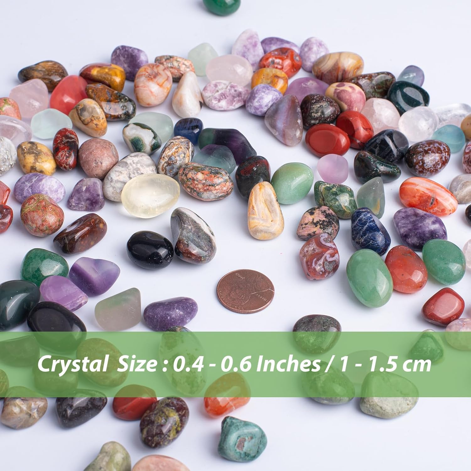 Detalle de SigMntun Polished Multicolor Healing Crystal Set 72