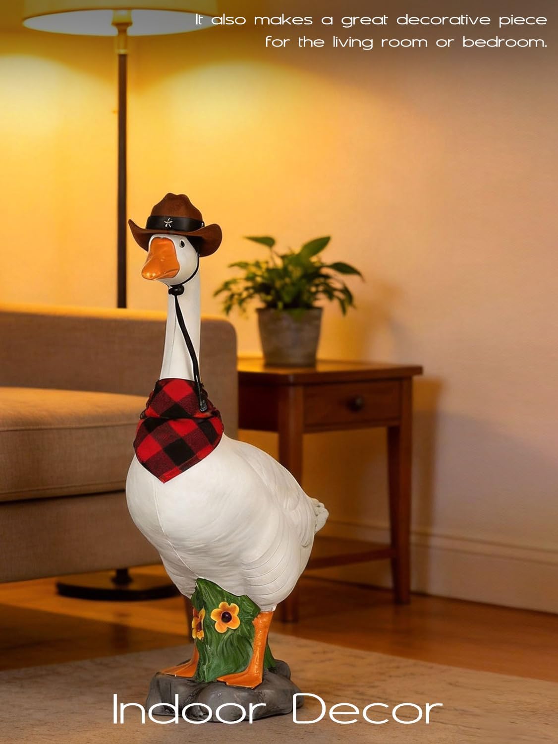 Thumbnail 5 de LarpGears LG-PGD- 01 23-Inch Porch Goose Statue with Adjustable Neck