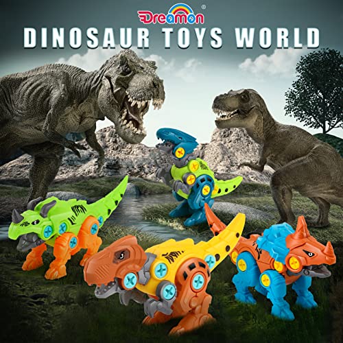 Thumbnail 6 de Dreamon Take Apart Dinosaur Toys: Educational STEM Build & Learn Kit with Drill, Storage Box, and Movable Parts