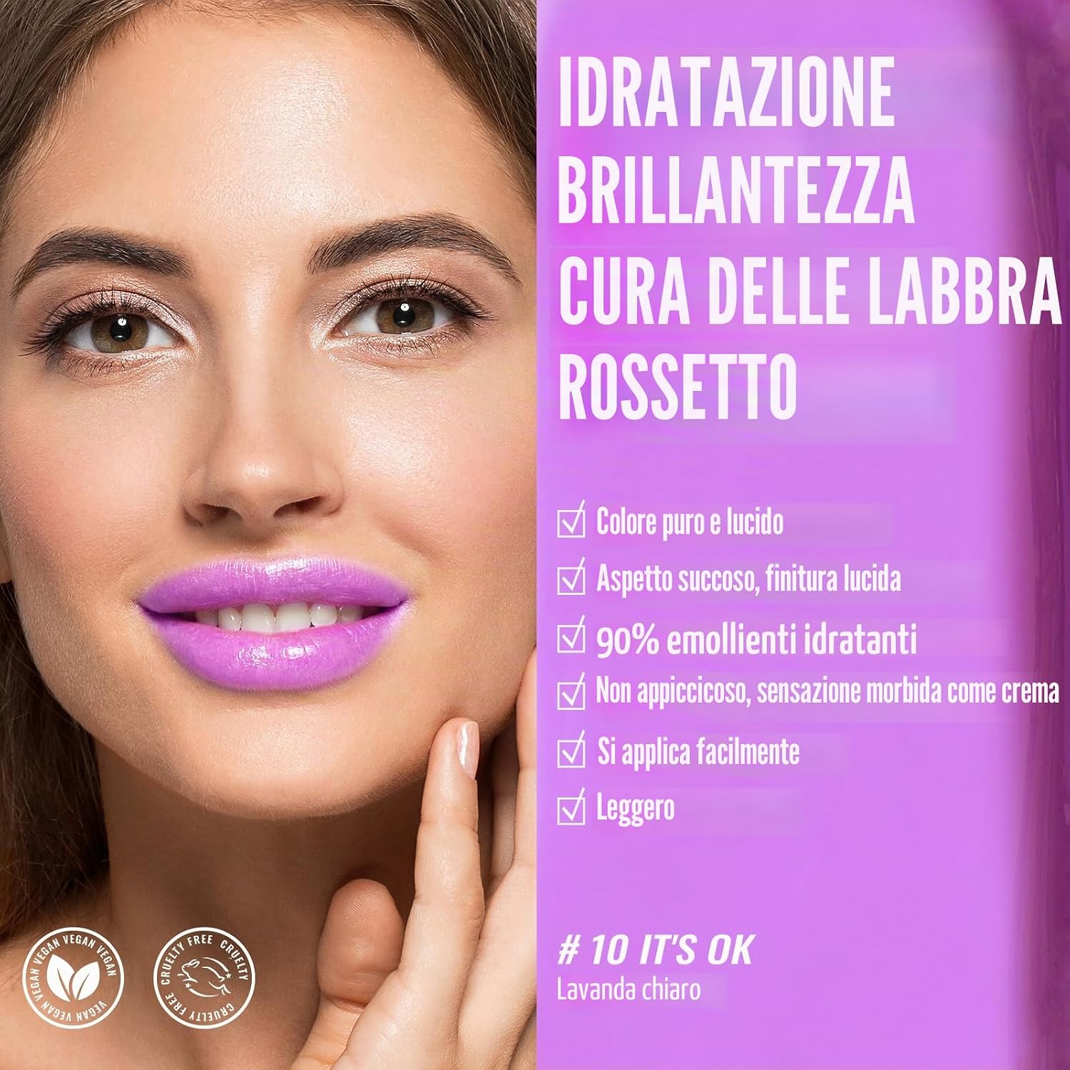Thumbnail 1 de Oulac Rossetto Nutriente Viola: labbra idratate e pigmentate, vegano e delicatamente volumizzate