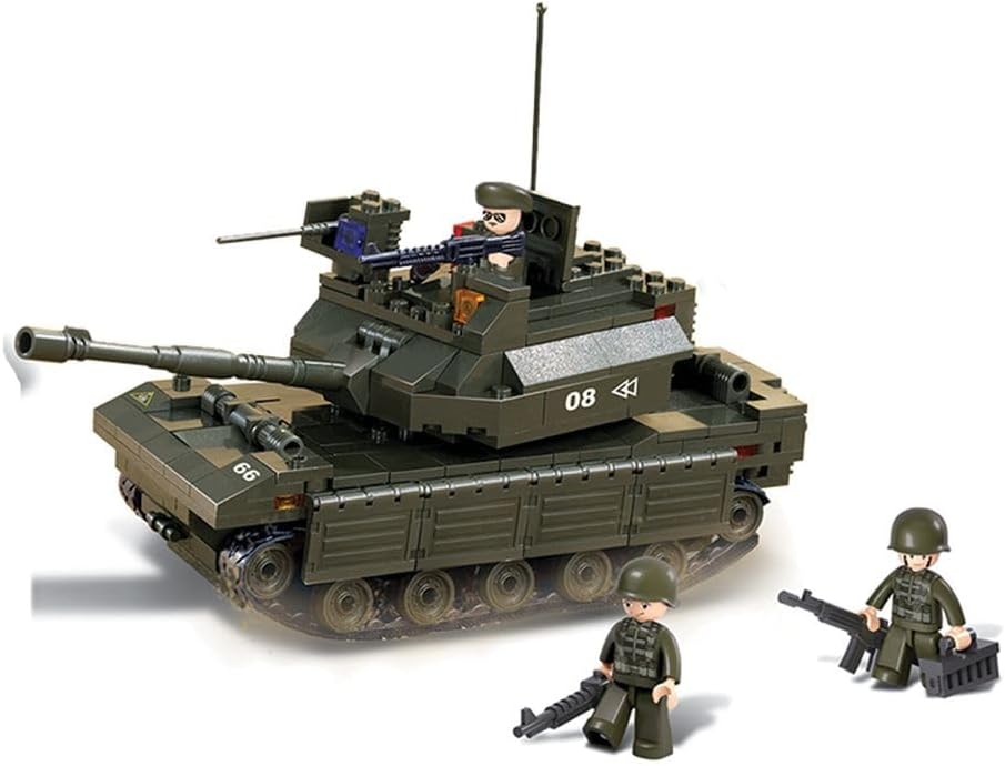 Detalle 2 de Sluban M38-B6800 Army Field Battle Forces – zestaw klocków, 602 elementy