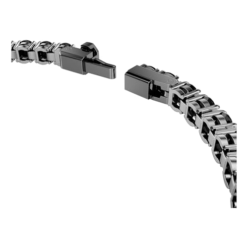 Detalle de Swarovski Pulsera Tennis Matrix pulsera Negra talla redonda