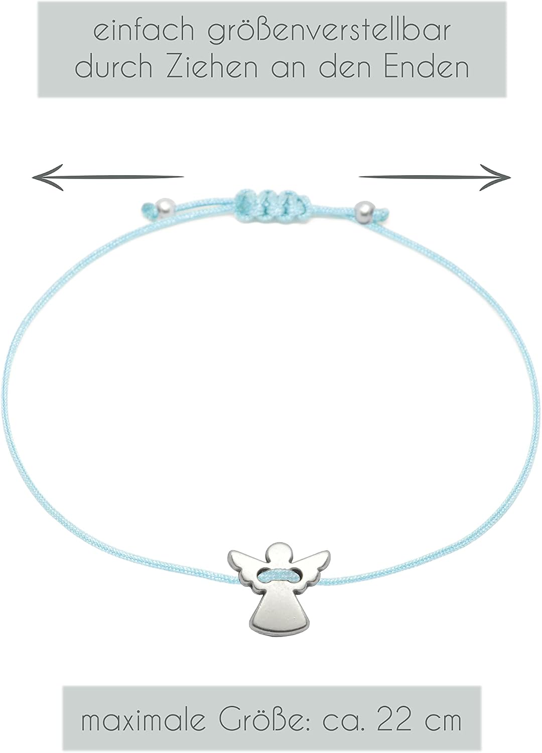 Detalle de Selfmade Schmuck: Handgefertigtes Schutzengel-Armband zur Erstkommunion für Mädchen in Deutschland