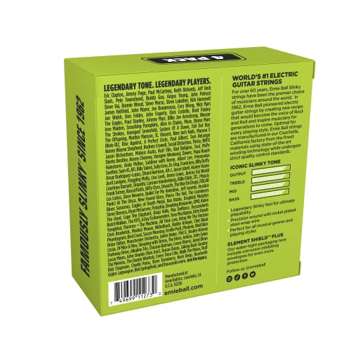Detalle 2 de Ernie Ball Regular Slinky Nickel Wound 10-46: confezione da 4 corde per chitarra elettrica