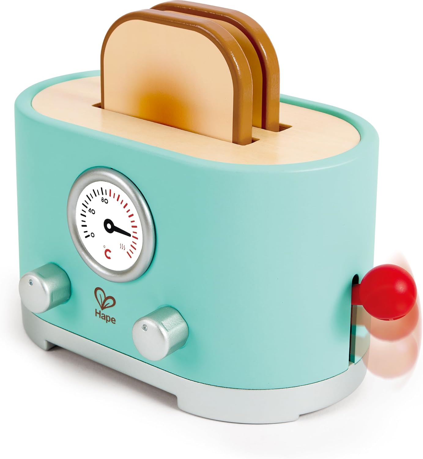 Detalle de Hape(ハペ)E3215 飛び出すトースターセット 木製のおままごと玩具