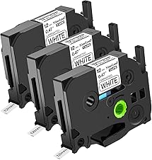NineLeaf 3 X Laminated Label Tape 12mm 📁