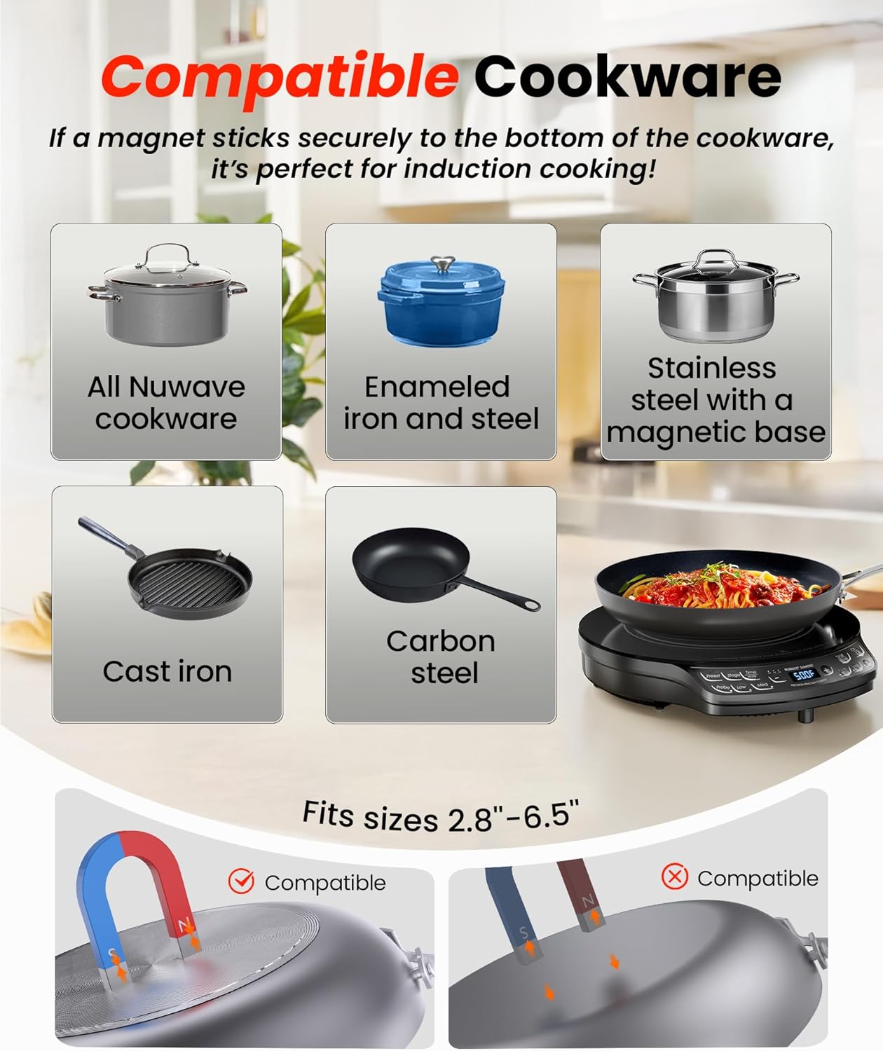Thumbnail 6 de Nuwave Diamond Induction Cooktop 91 Temps