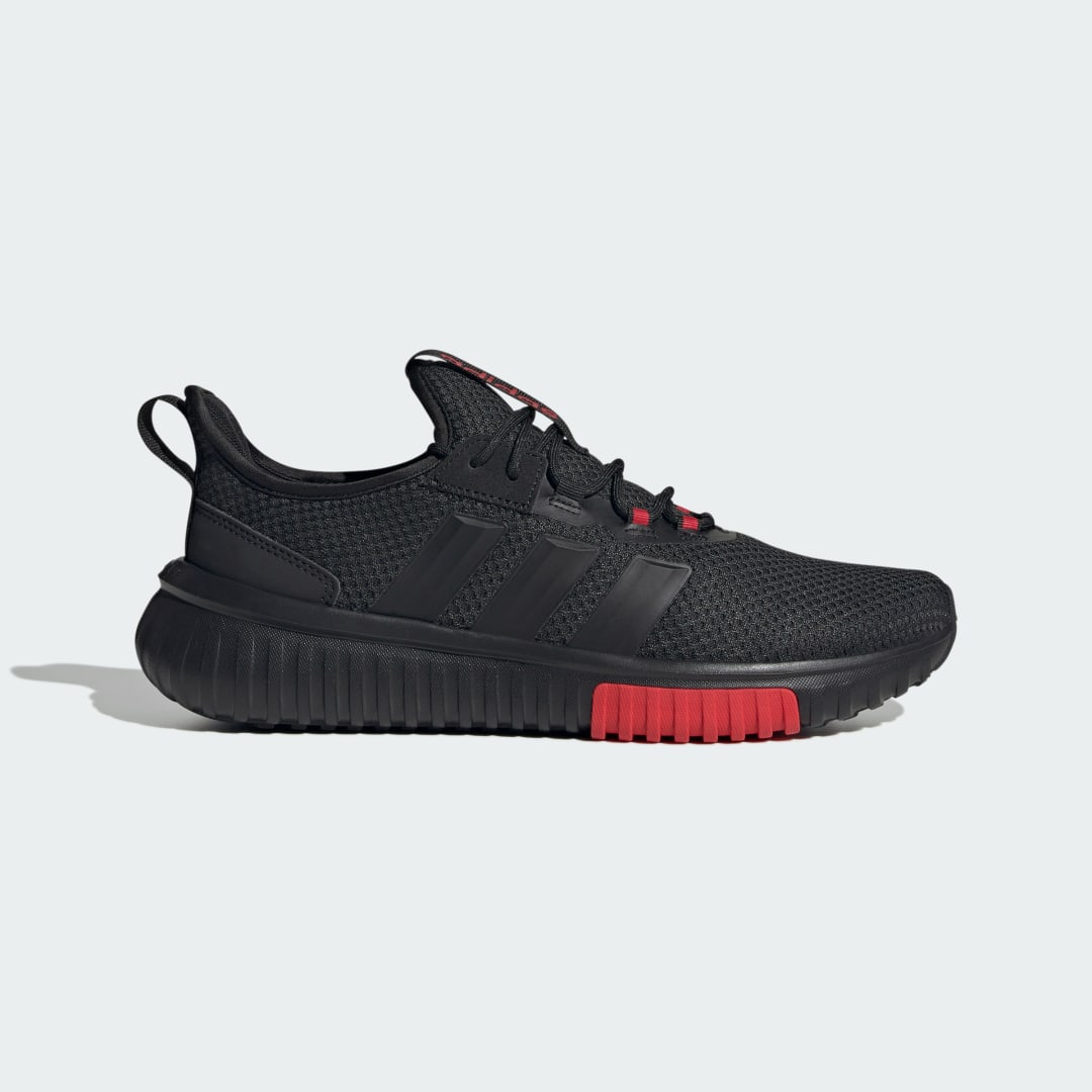 Detalle de Zapatilla Kaptir 4.0 de Adidas: comodidad urbana en color negro