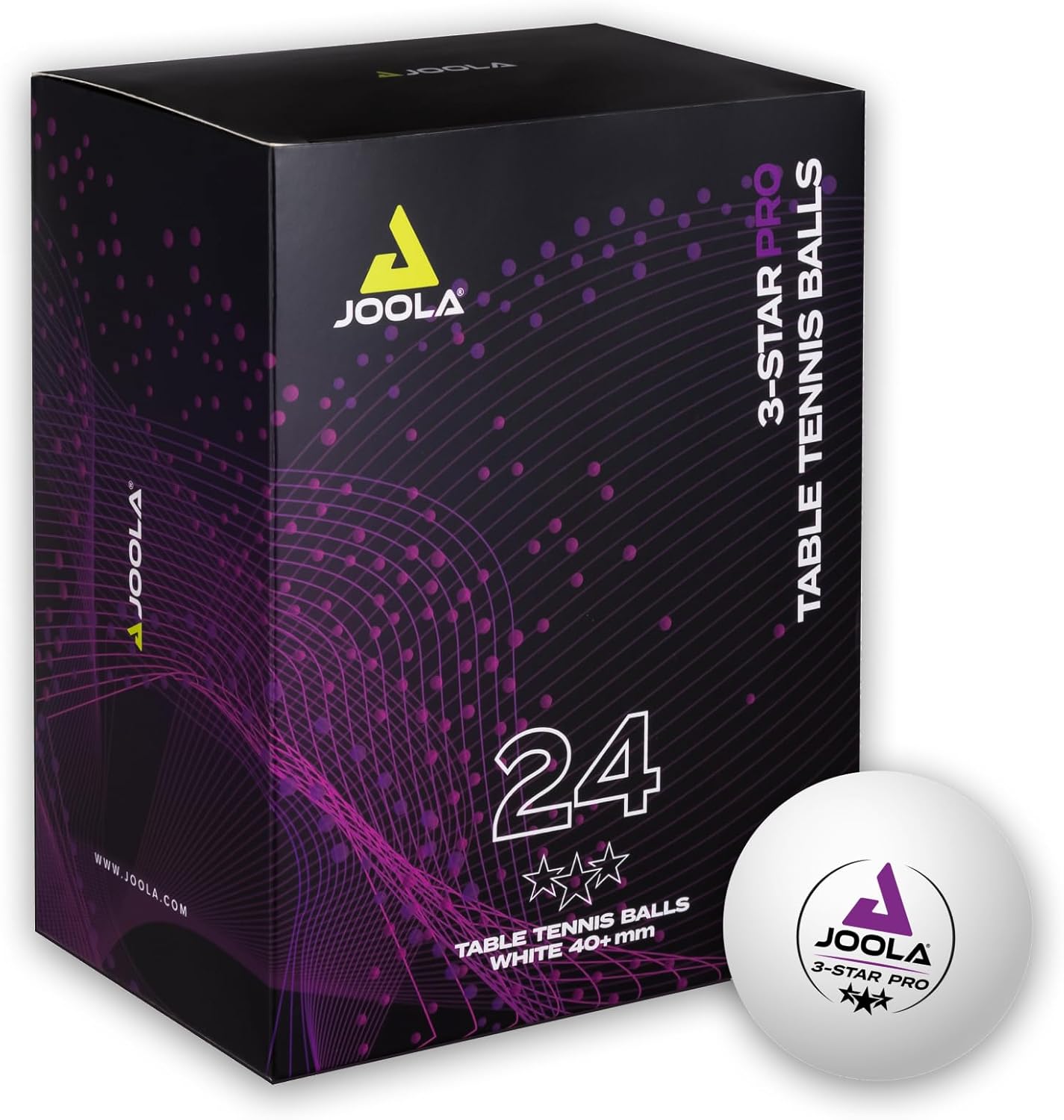 Detalle de JOOLA Premium 3-Star Pro Ping Pong Balls (24-pack)