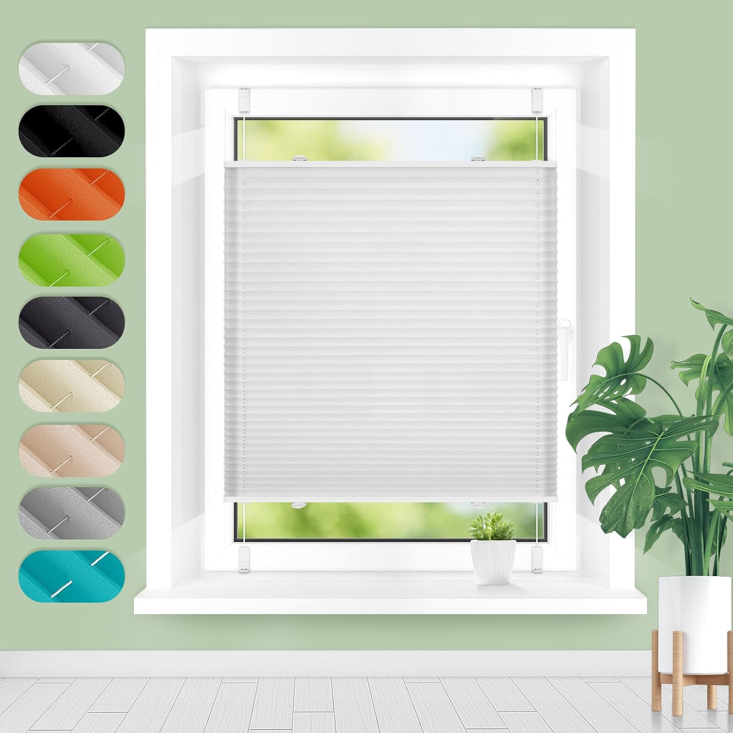 Detalle de Homland Plissee Klemmfix B30 x H130