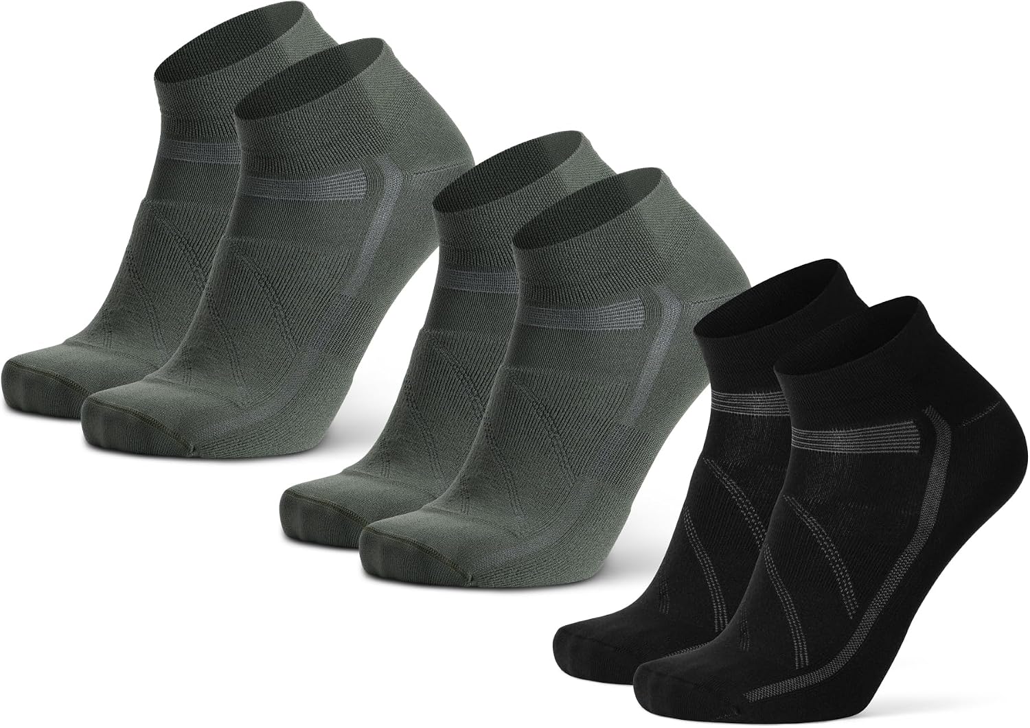 Detalle 2 de DANISH ENDURANCE Chaussettes courtes cyclisme 3 paires