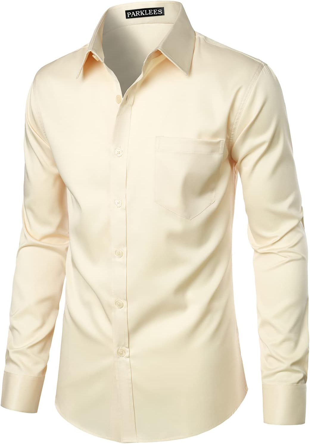 Thumbnail 1 de PARKLEES Men's Urban Stylish Slim Fit Long Sleeve Shirt with Pocket
