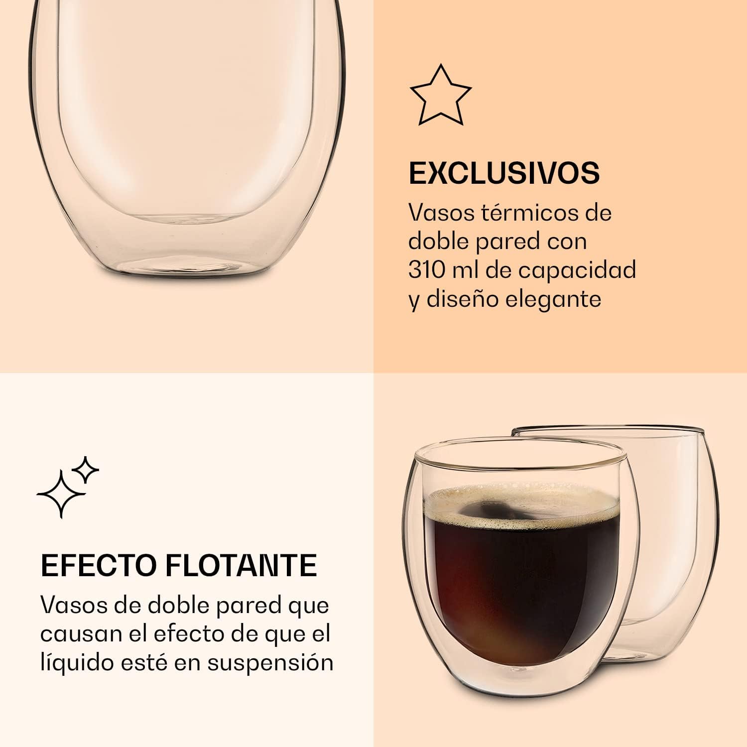 Thumbnail 4 de DUOS® Verra Taza Café Doble Pared 2x310 ml