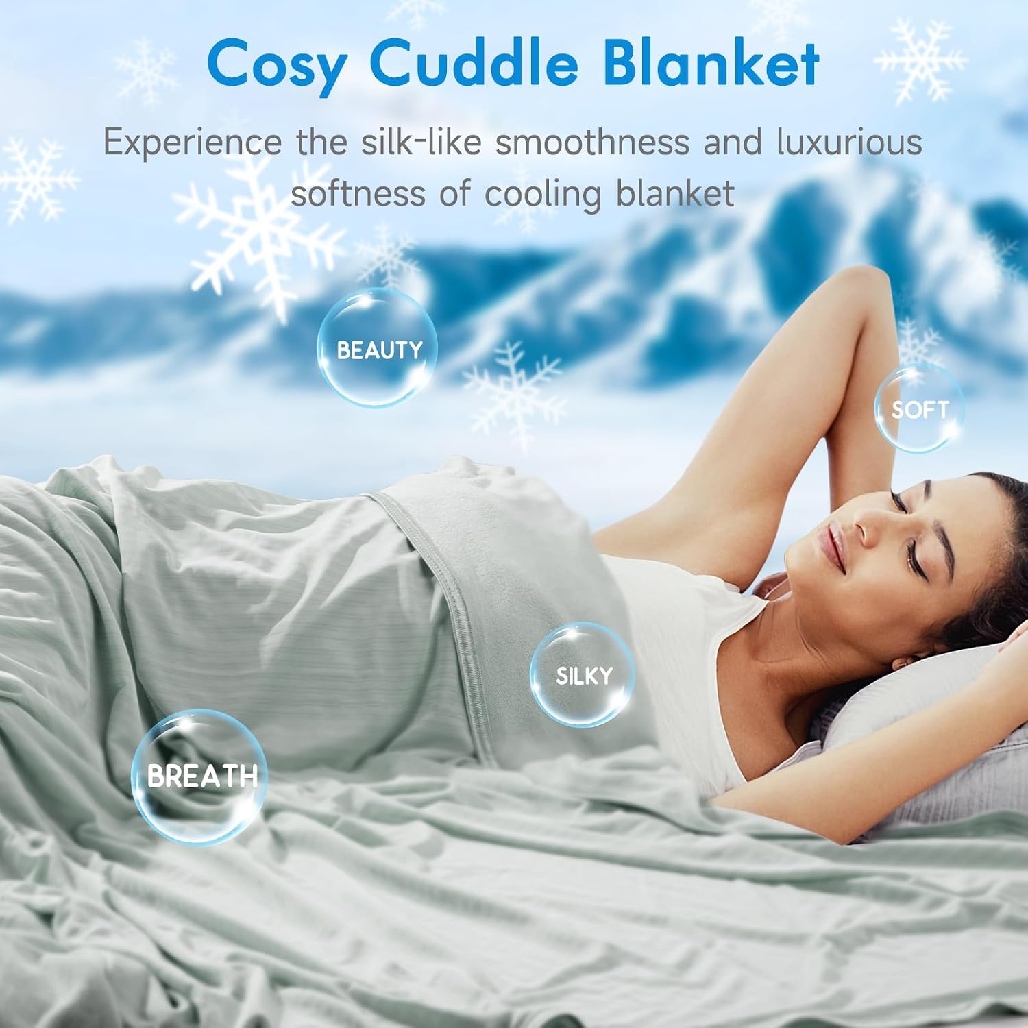 Thumbnail 5 de Avoalre Arc-Chill 3.0 Cooling Blanket 150x200cm – Double-Sided Bamboo Bed Cover