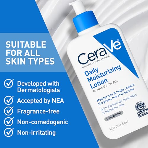 Thumbnail 4 de CeraVe Daily Moisturizing Lotion for Face and Body (12 oz)