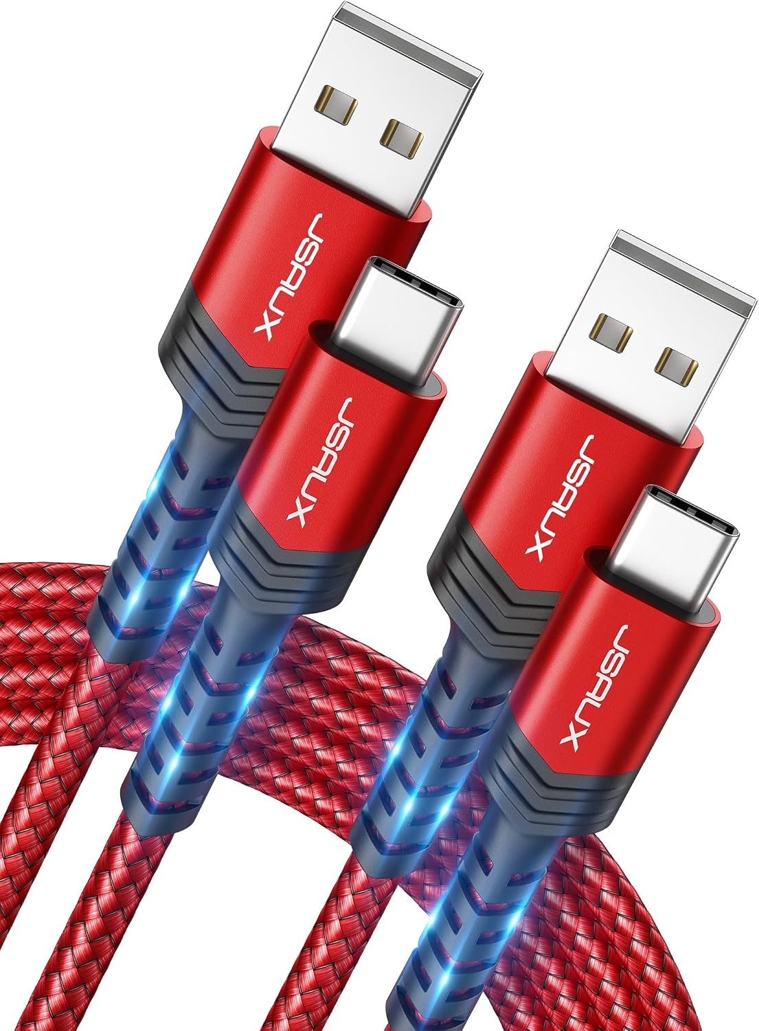 Detalle de JSAUX USB C Cable 6.6ft 2-Pack for iPhone