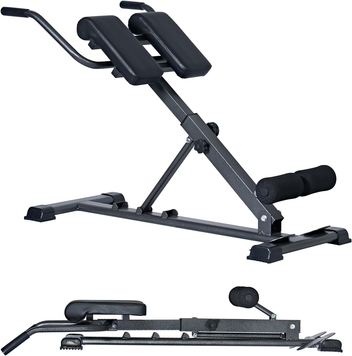 Detalle de SogesPower Roman Chair Back Extension Bench, Adjustable and Foldable