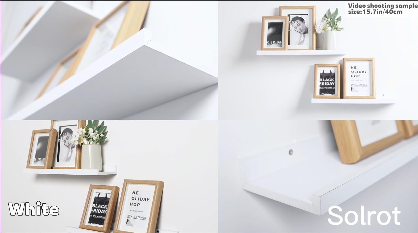 Detalle 2 de Solrot Floating Shelves, 14 Inches