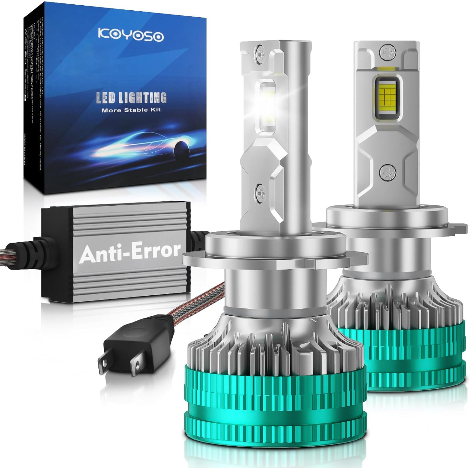 Detalle de KOYOSO H7 32000LM 180W Lampadine LED 6500K