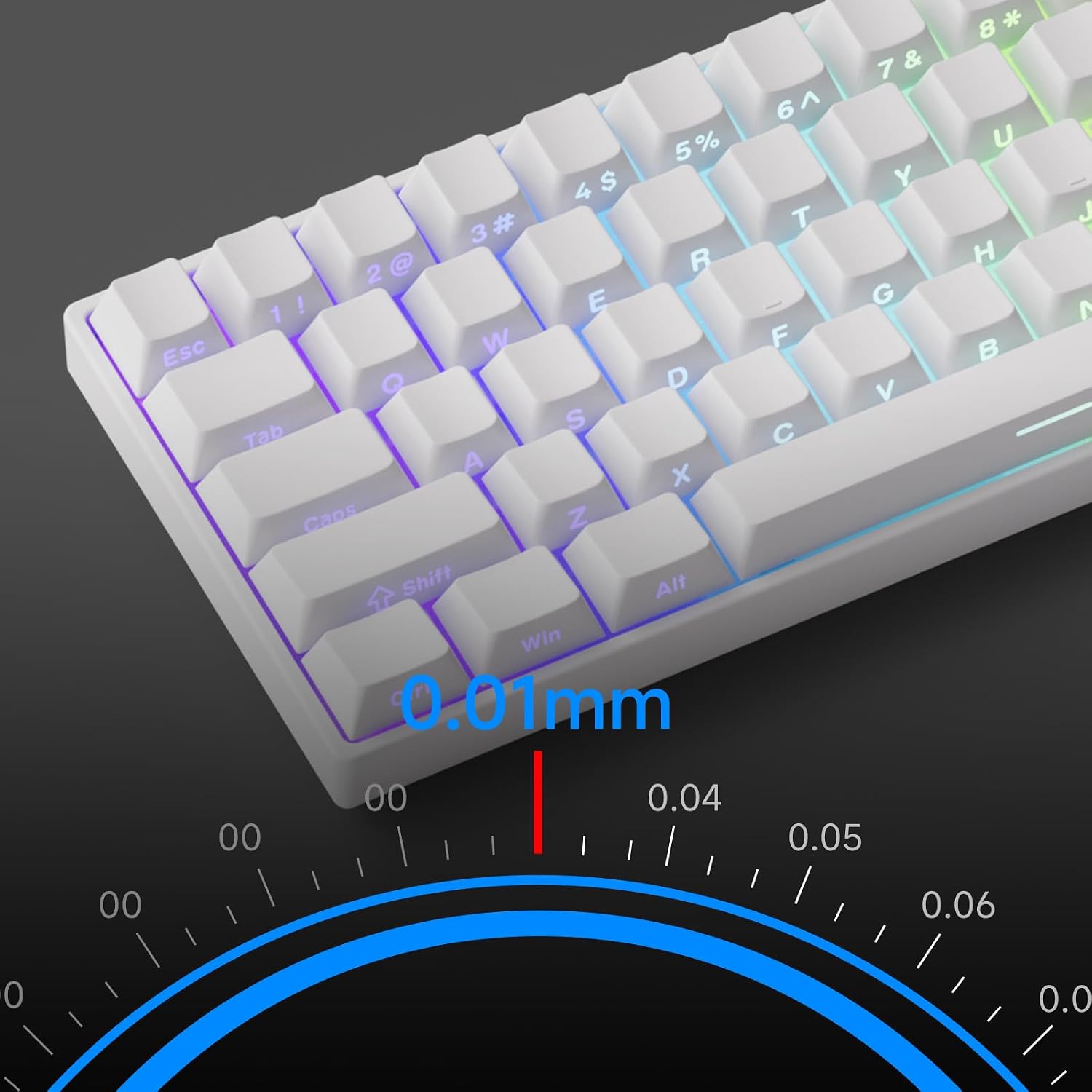 Thumbnail 3 de MONSGEEK FUN60 Pro Rapid Trigger Gaming Keyboard 60% with 16k Scan Rate and Magnetic Switches