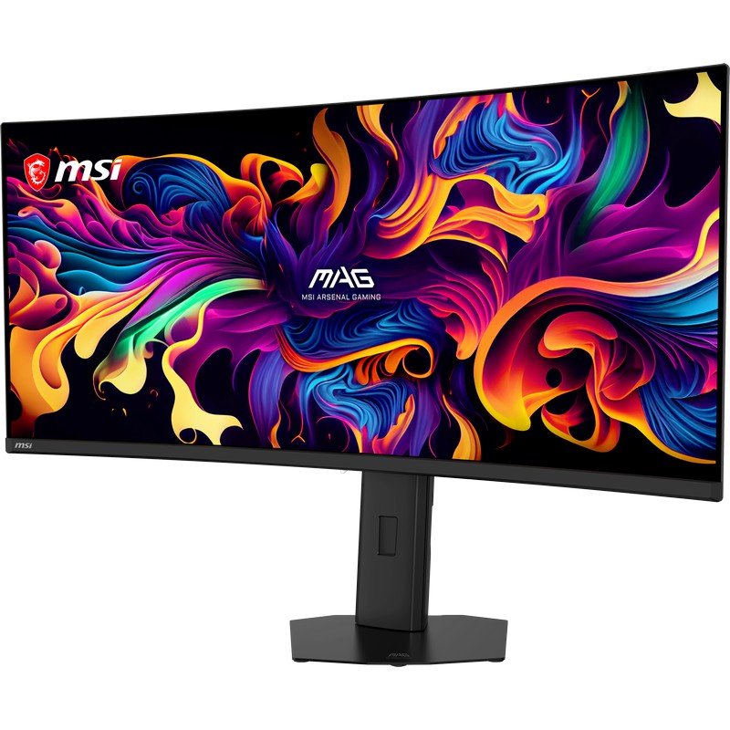 Detalle 2 de MSI MAG 341CQP QD-OLED X28 34" UltraWide 21:9, 280 Hz, Curvo, HDR y Altura Ajustable