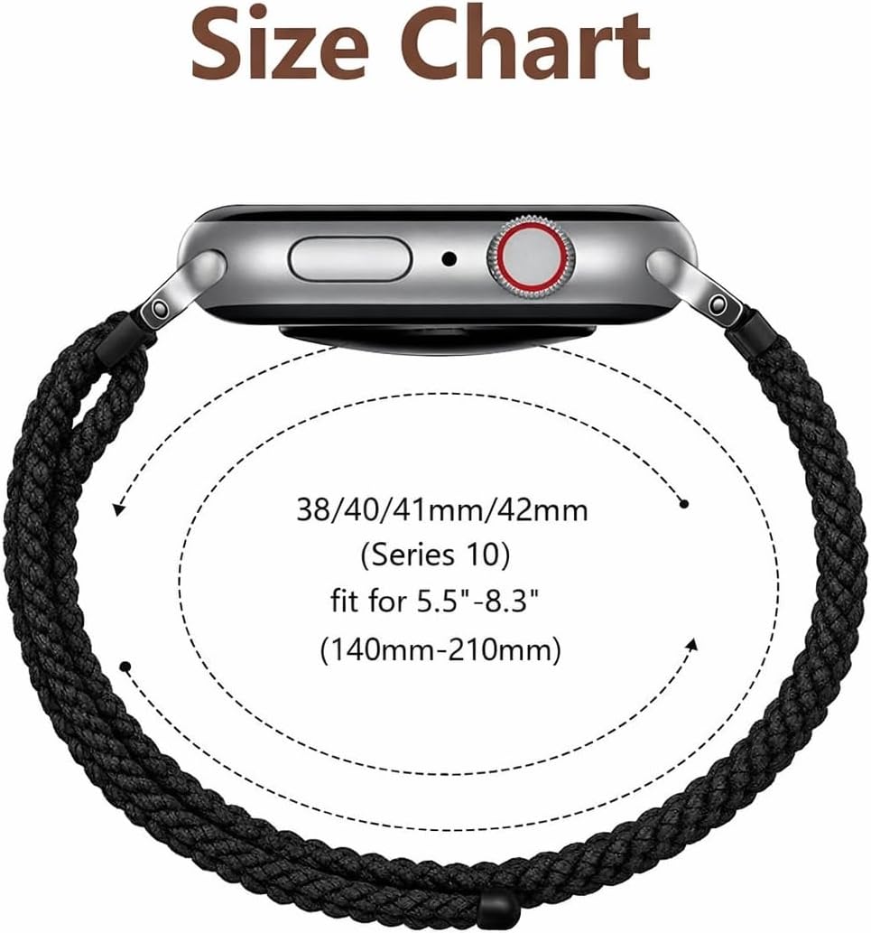 Detalle 2 de Panda Bobo Nylon Sport Loop for Apple Watch (46mm/44mm/45mm/49mm) – versatile, breathable band