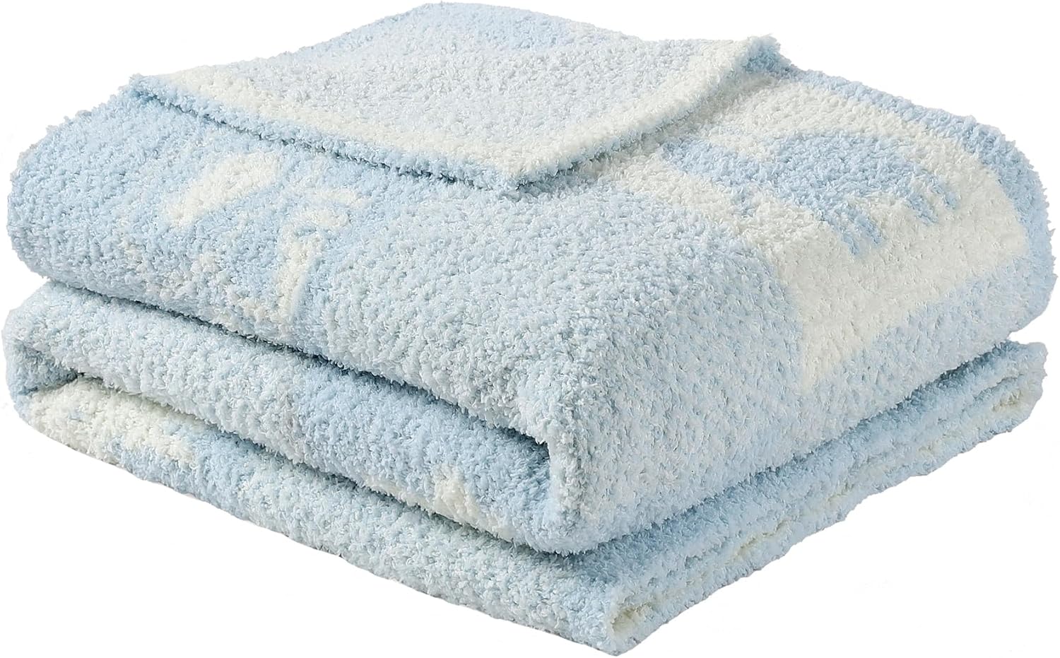 Thumbnail 6 de CREVENT Mink Baby Nursery Bed Blanket with Sherpa Backing (75cm x 100cm) – Plush Receiving Blanket for Newborns