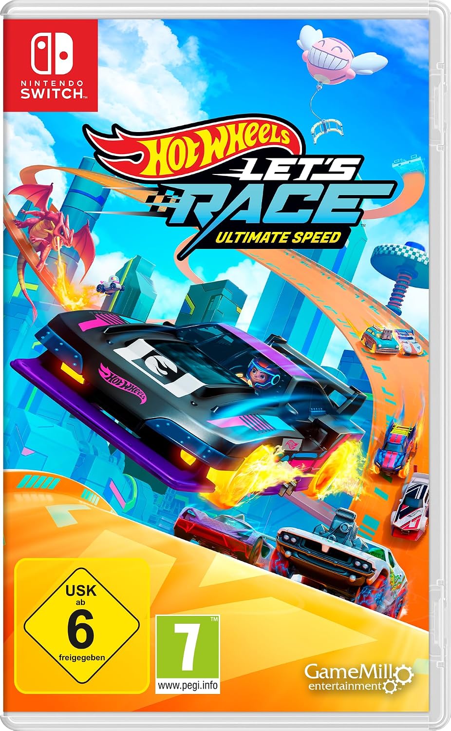 Detalle de Hot Wheels Let's Race Ultimate Speed Nintendo Switch