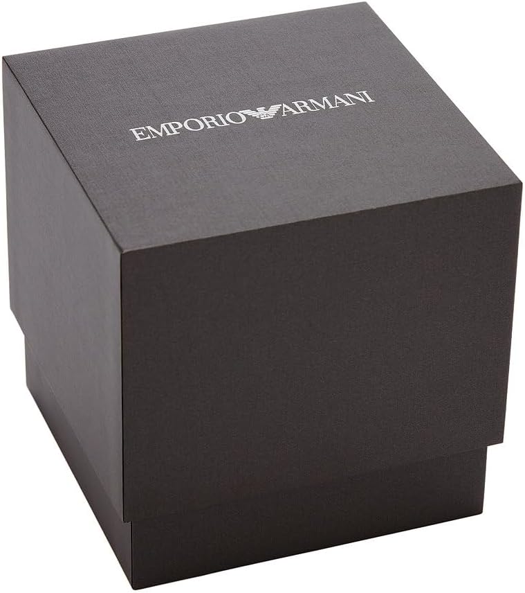 Detalle de Emporio Armani Orologio da donna – Cassa in acciaio inox, vetro minerale, design circolare