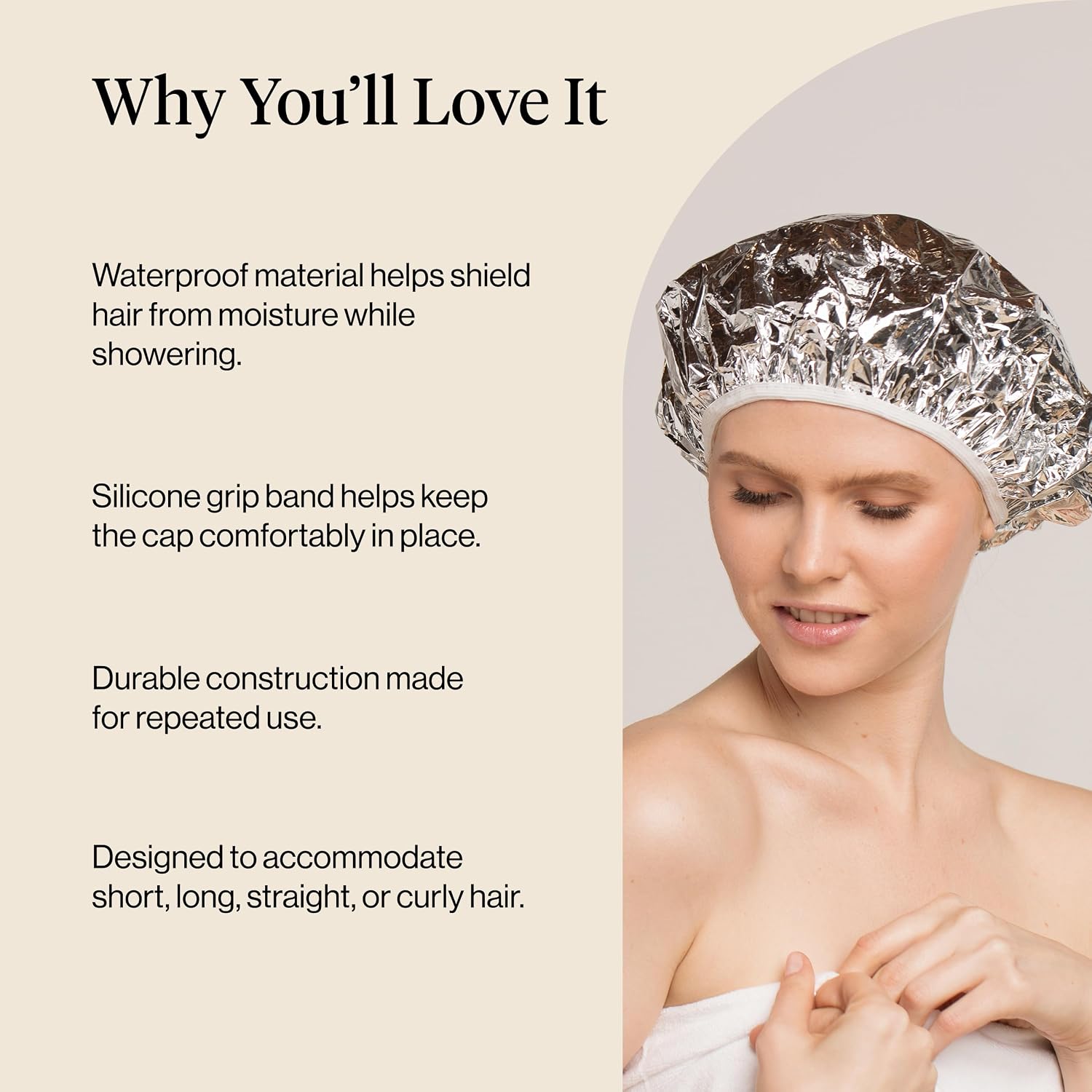 Detalle 1 de Kitsch Aluminium Foil Hair Cap