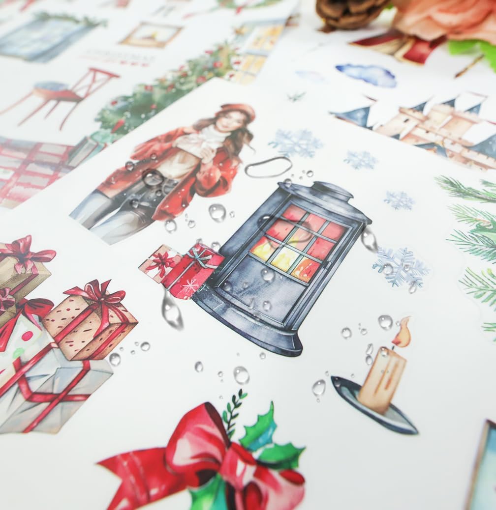 Detalle de Snylcce Christmas Helper Sticker Book – all-in-one festive sticker pack for planners, diaries & projects