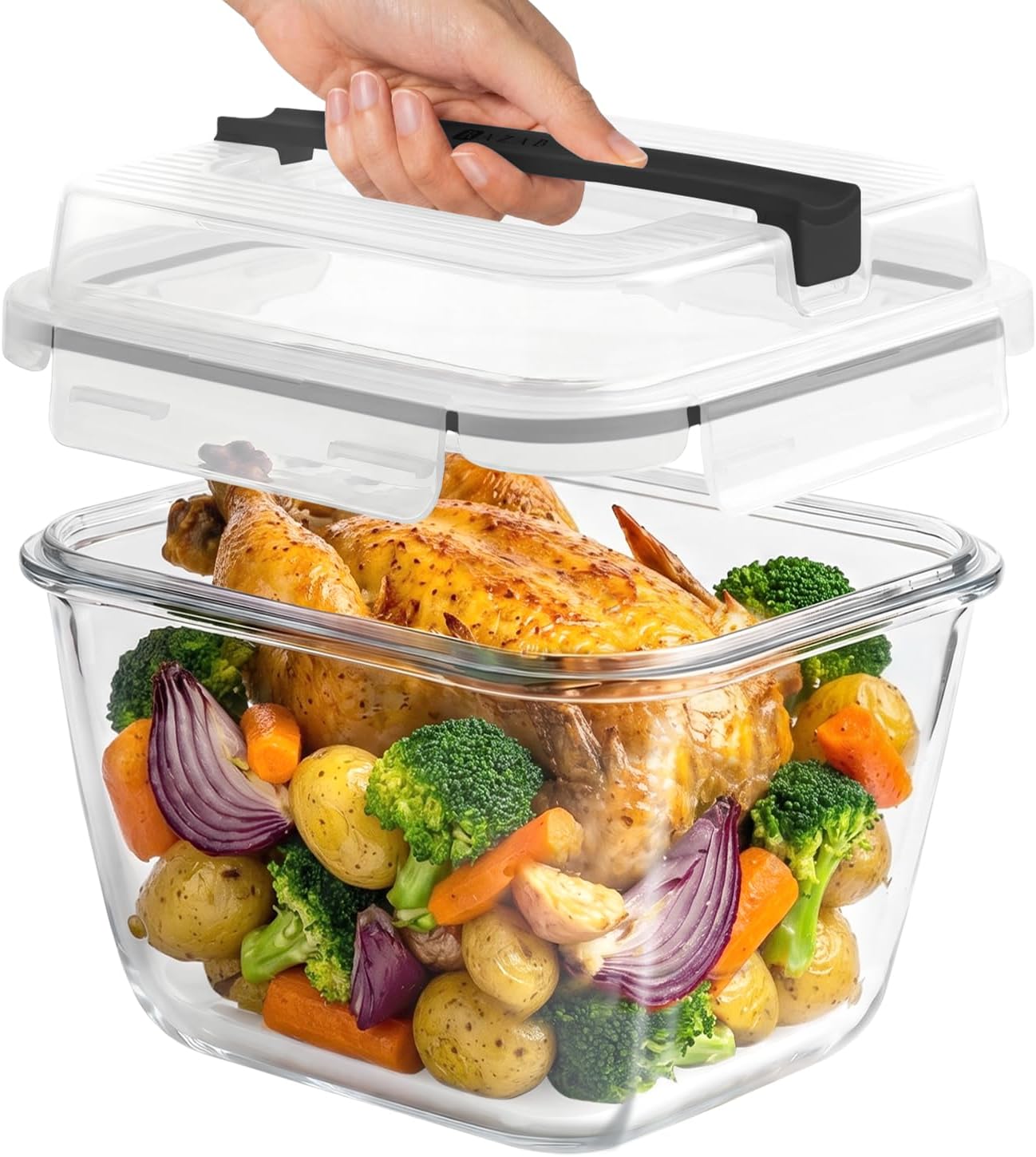 Detalle de Razab Glass Food Storage Container 2700ml