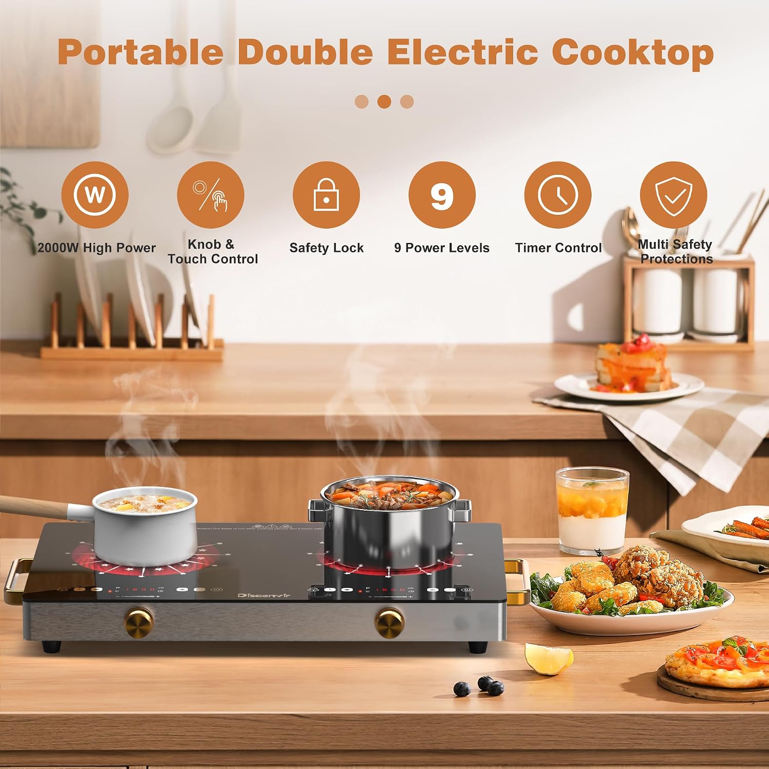 Thumbnail 1 de Disaenvir Electric Cooktop 2000W