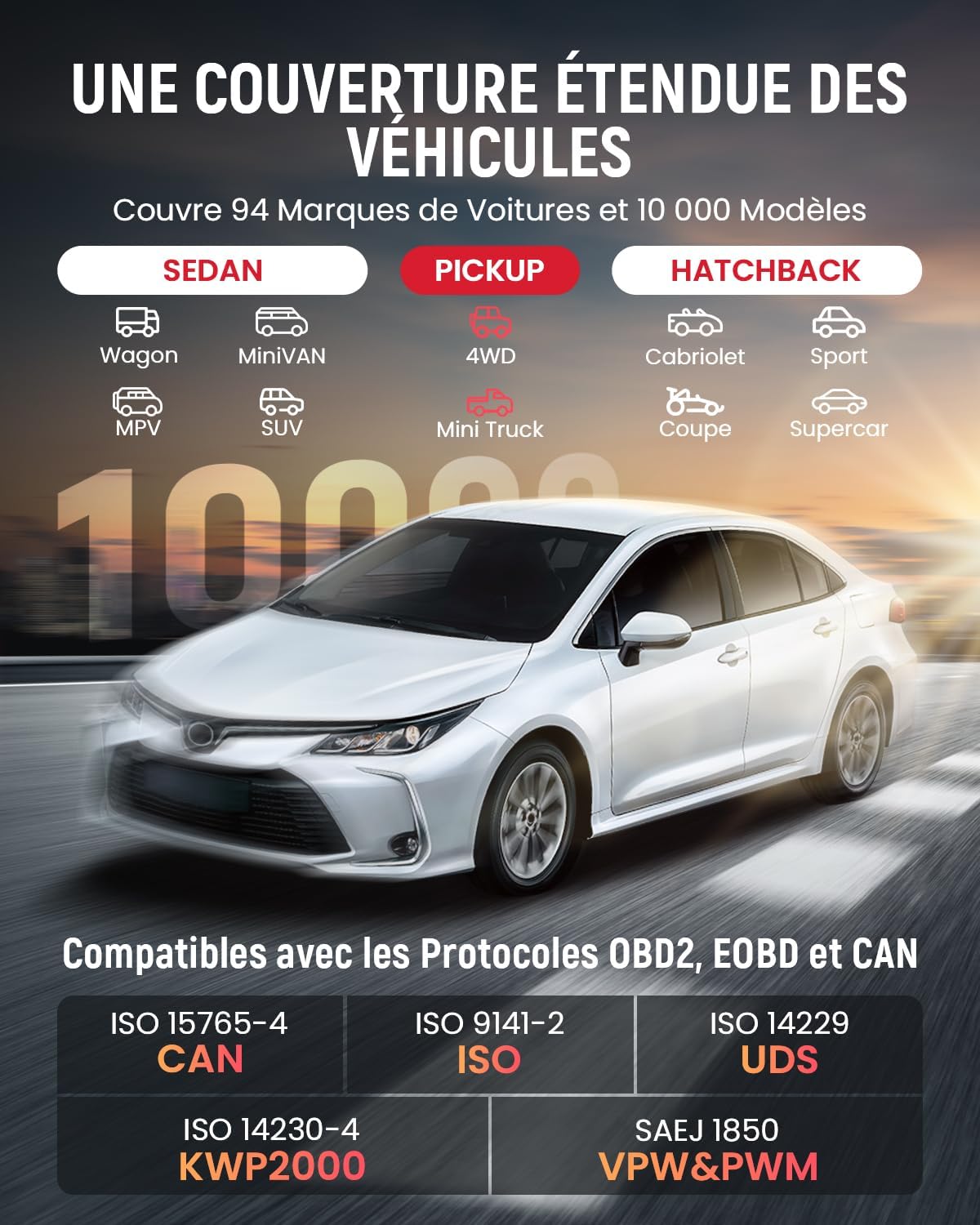 Thumbnail 4 de Thinkcar ThinkScan Plus S7 : valise diagnostic auto OBD2 française avec 28 services de réinitialisation
