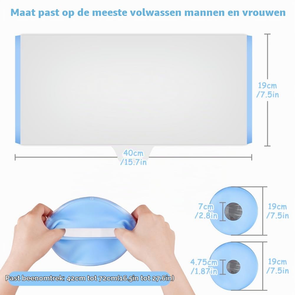 Detalle 2 de AOOWU 5015650 waterdichte kniegipshoes voor volwassenen, herbruikbaar