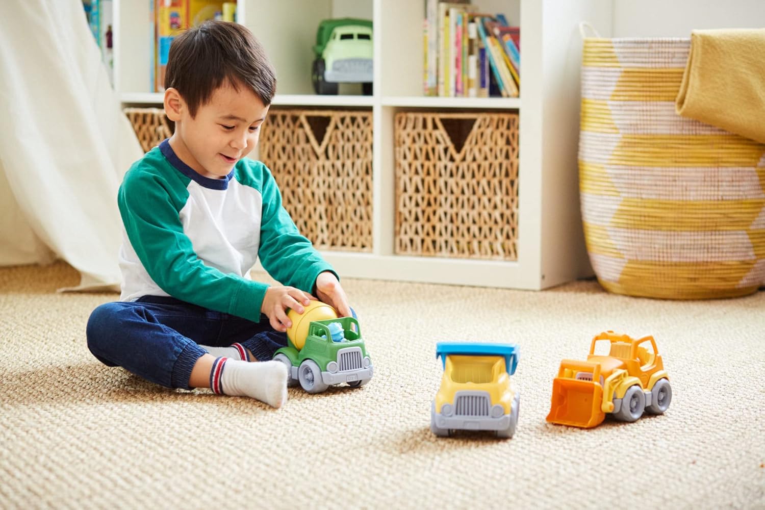 Detalle de Green Toys Construction Vehicle 3-pack ๐