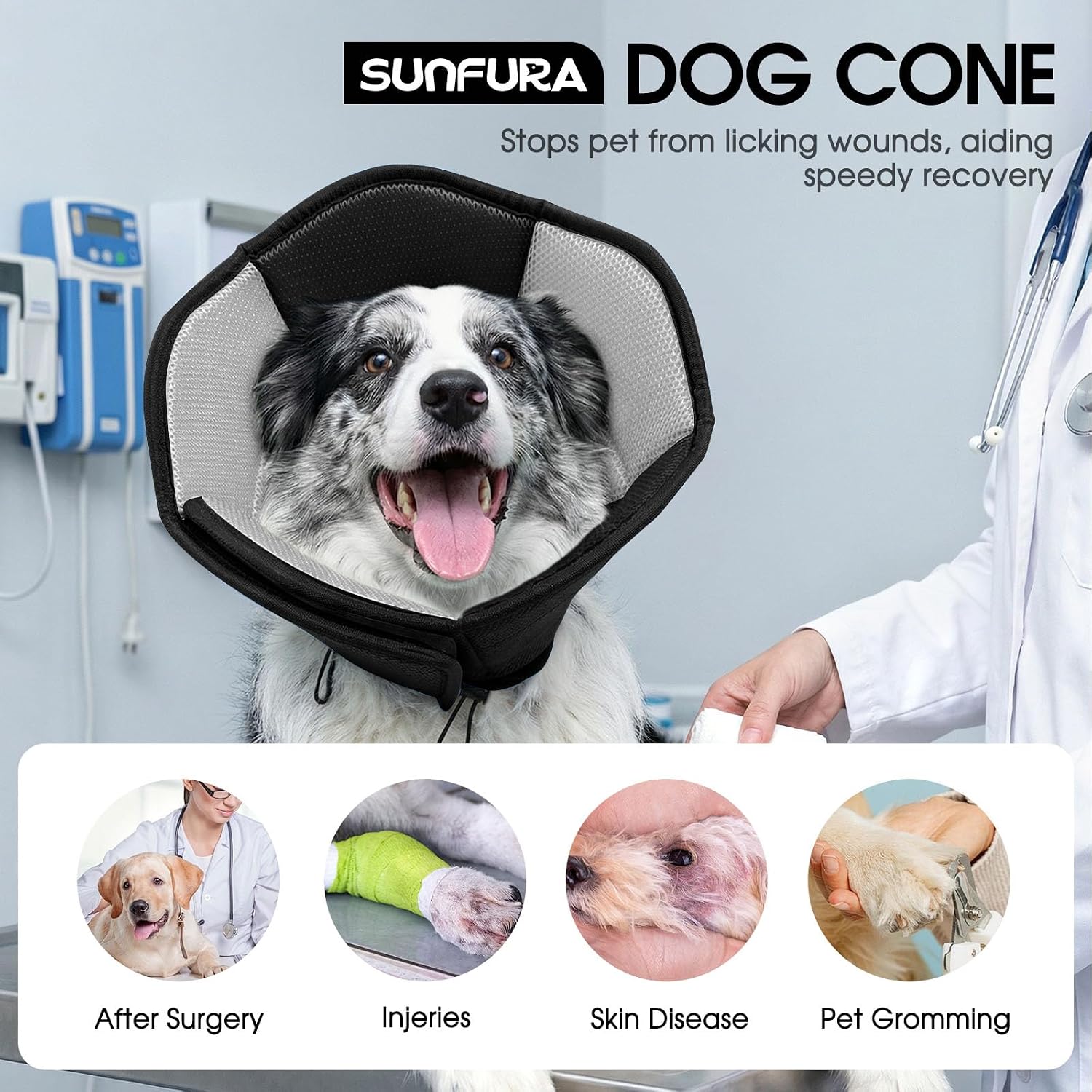 Detalle de SUNFURA Soft Dog Cone XL