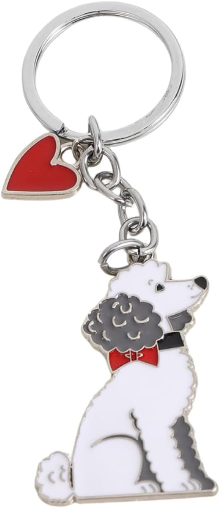 Detalle de BT Bear Dog Keychain & Metal Dog ID Tag Keyring (10 cm, one metal charm)