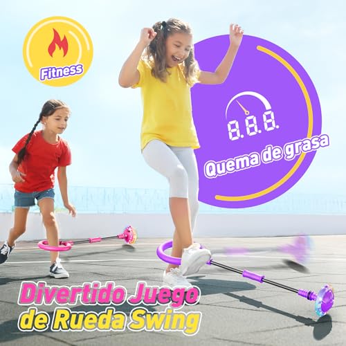 Detalle de Hot Bee Skip It recargable violeta 11 años