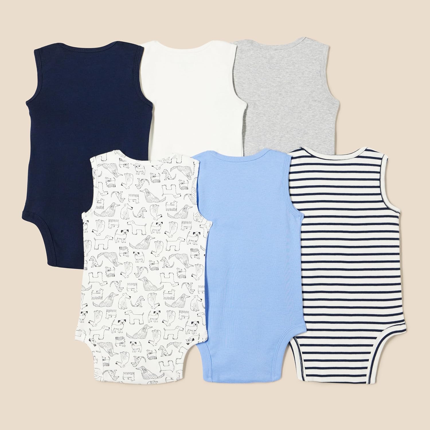 Thumbnail 1 de Amazon Essentials Unisex Baby Sleeveless Bodysuits, Baby Vests