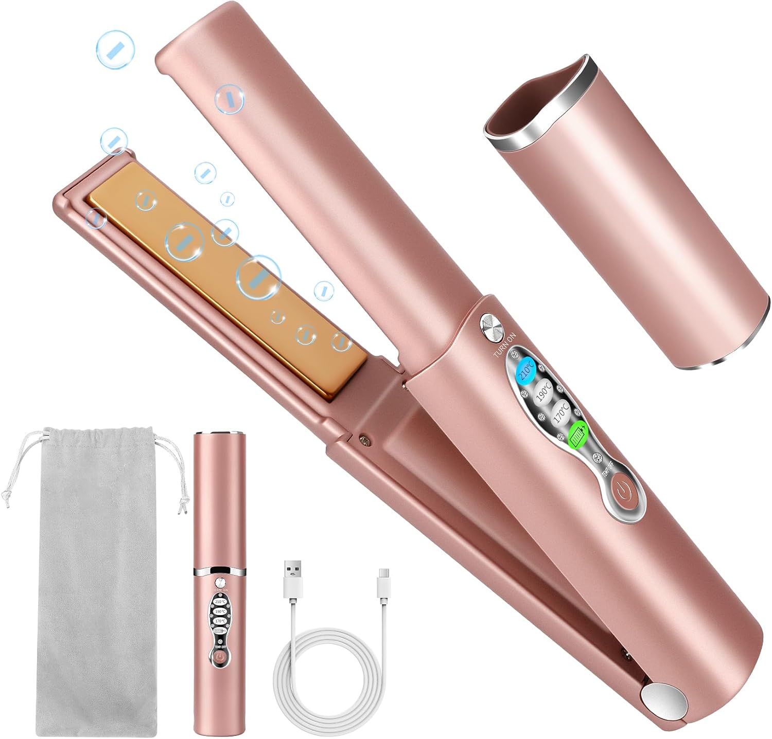 Thumbnail 6 de Cordless Titanium hair straightener 410°F