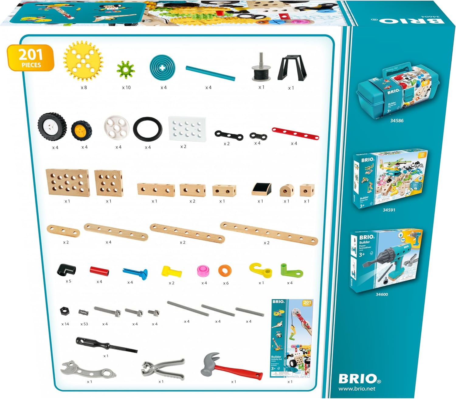 Detalle 2 de BRIO construction activity set 34604