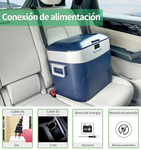Thumbnail 2 de B BINGI Nevera portátil eléctrica 22L con compresor 12V/24V y 220V (hasta -18ºC)